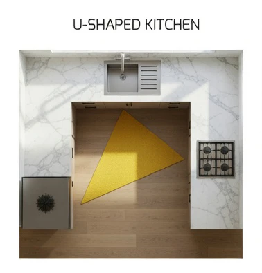 u kitchen design in bangladesh